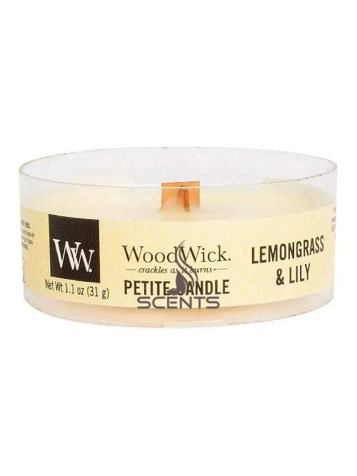 Woodwick Petite Lemongrass Lily Лемонграс та Лілія свічка ароматична